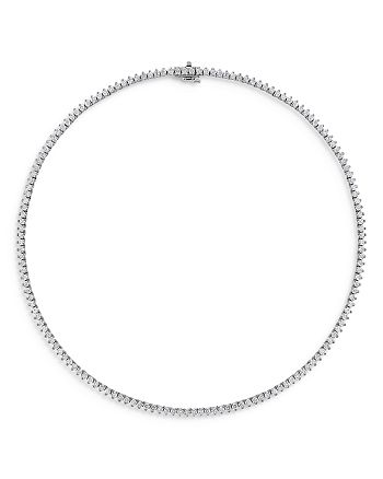 Bloomingdale's - Diamond Tennis Necklace in 14K White Gold, 8.0 ct. t.w. - 100% Exclusive