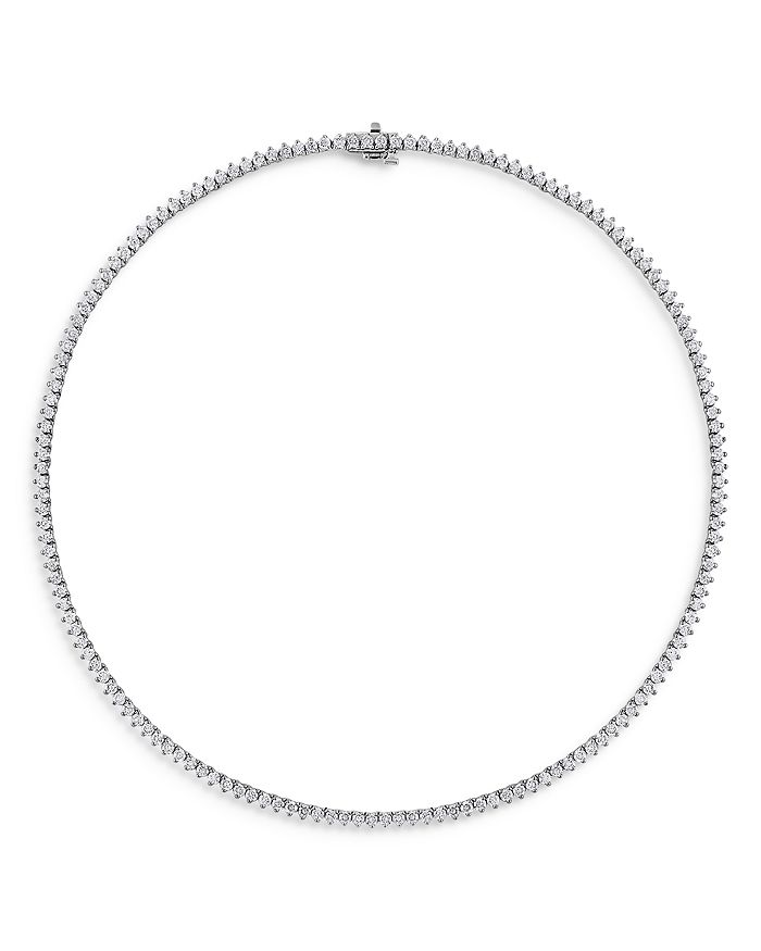 Bloomingdale's - Diamond Tennis Necklace in 14K Yellow or White Gold, 8.0 ct. t.w. - 100% Exclusive