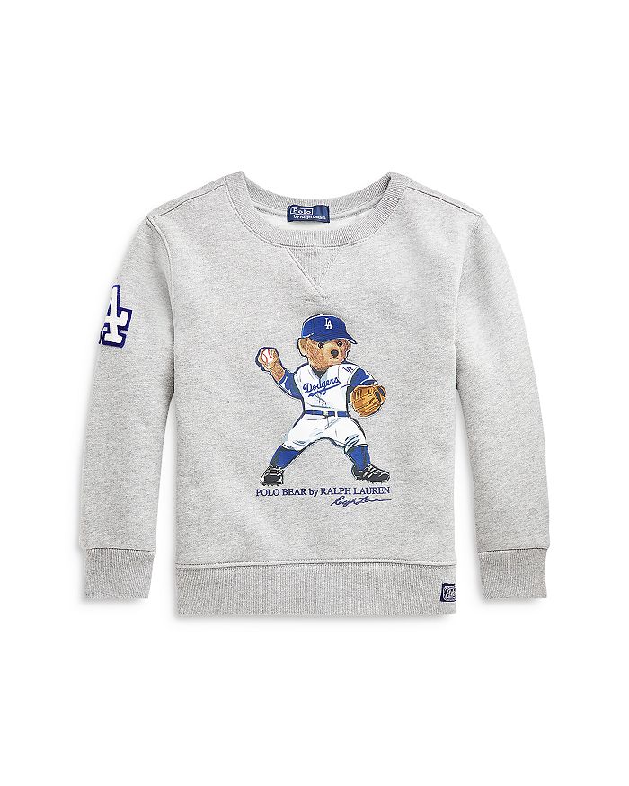 Ralph Lauren Polo Ralph Lauren Boys' Los Angeles Dodgers Polo Bear  Sweatshirt - Little Kid