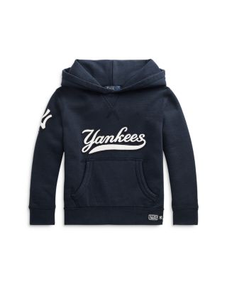 New York Yankees Logo Hoodie Sweatshirt Baseball MLB Navy New Youth Boy  Girl