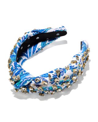 Lele Sadoughi x Lilly Pulitzer Crystal Embellished Knot  display picture 2