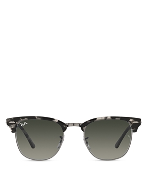Ray Ban Ray-ban Unisex Clubmaster Sunglasses, 51 Mm In Grey Havana/gray Gradient
