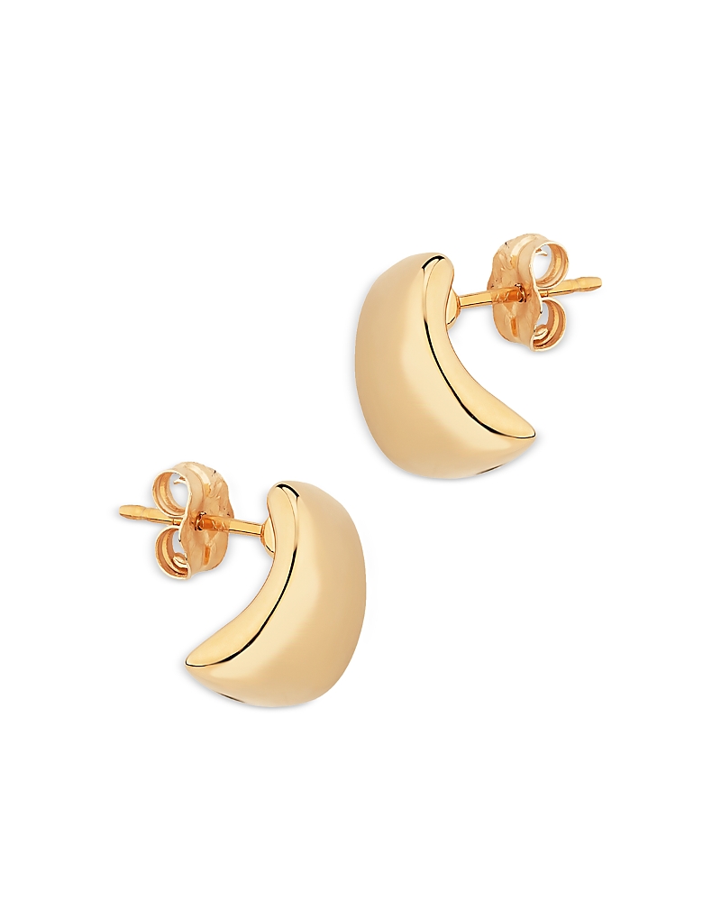 Bloomingdale's Small Huggie Hoop Earrings In 14k Yellow Gold - Exclusive In Gold