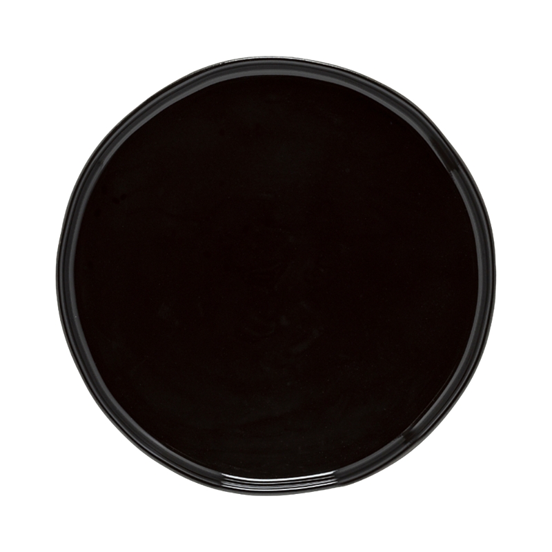 Costa Nova Lagoa Eco Gris Salad/dessert Bowl In Black