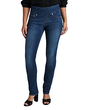 Shop Jag Jeans Peri Straight Pull On Jeans In Anchor Blue
