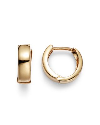 Huggie Hoop Earrings in 14K Yellow Gold 