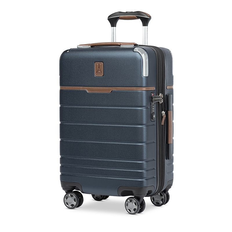 Travelpro X Travel + Leisurecarry-on Expandable Spinner Suitcase In Monaco Blue