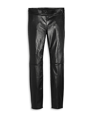 Blanknyc Girls' Faux Leather Trousers - Big Kid In Black