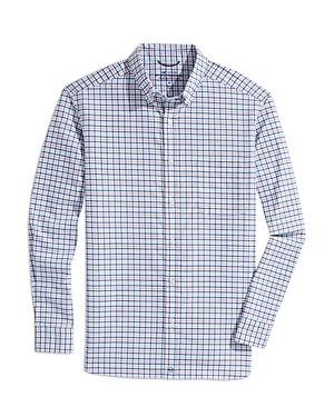 Vineyard Vines On-The-Go Stretch Performance brrr Tattersall Check Classic Fit Button Down Shirt