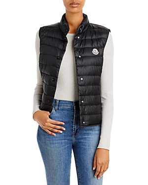 Moncler Liane Quilted Shell Down Vest In Black