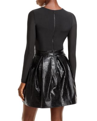Chara Faux Leather Dress