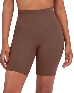 Spanx Power Shorts In Chestnut Brown