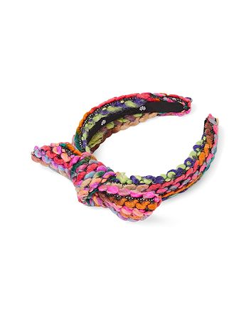 Lele Sadoughi - Girls' Colorful Knit Bow Headband