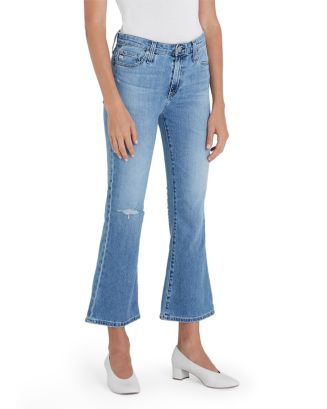 AG High Rise Cropped Flare Jeans in 22 Years Success | Bloomingdale's