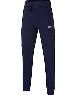 Nike Sportswear Club Big Kids' (boys') Cargo Pants In Midnight Navy