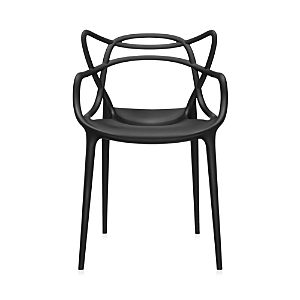 Shop Kartell Masters Dining Chair, Set Of 4 In Black