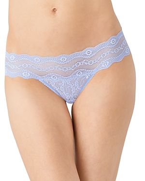 B.tempt'd By Wacoal 'lace Kiss' Bikini In Brunnera Blue