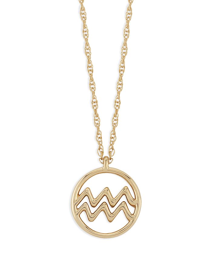 Bloomingdale's - Zodiac Pendant Necklace in 14K Yellow Gold  18" - 100% Exclusive