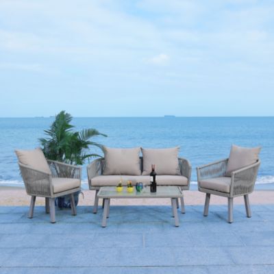 Belmi 4-Piece Outdoor Rope Living Set