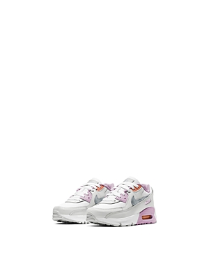 Nike Unisex Air Max 90 Low Top Sneakers - Toddler, Little Kid In White/multi