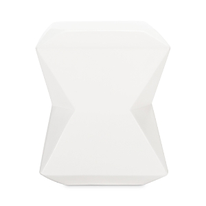 Safavieh Conan Outdoor Concrete Accent Table In Ivory