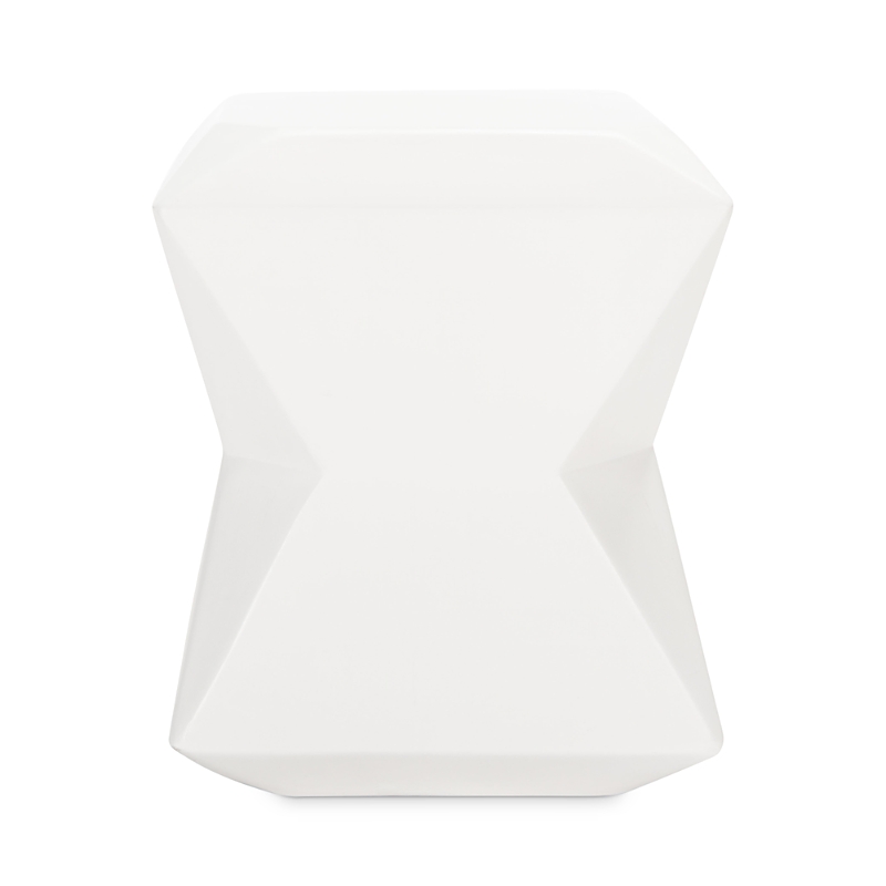 Safavieh Conan Outdoor Concrete Accent Table In Ivory