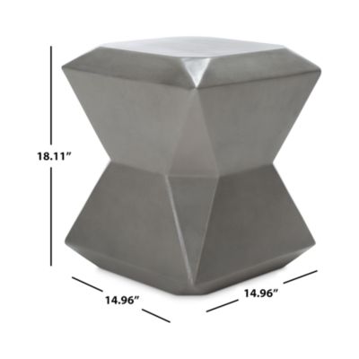Conan Outdoor Concrete Accent Table