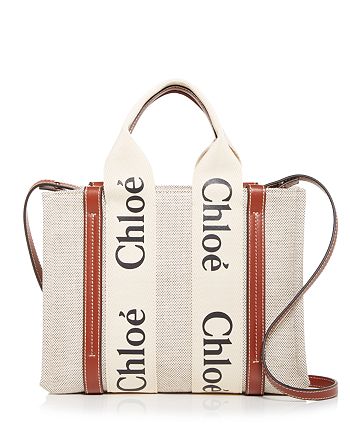 Ustati Upiti Proizvodnja  Chloé Woody Small Canvas Tote Crossbody Bag | Bloomingdale's