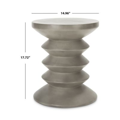 Benaya Outdoor Concrete Accent Table