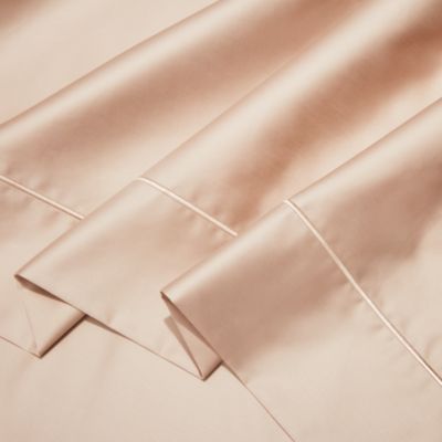500TC Sateen Wrinkle-Resistant Queen Flat Sheet - Exclusive