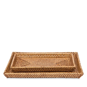 Shop Pigeon & Poodle Dalton Nested Trays, Set Of 2 In Brown