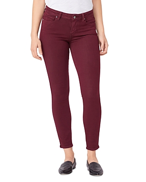 PAIGE VERDUGO ANKLE SKINNY JEANS IN VINTAGE DEEP BERRY,1764799-4504
