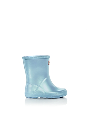 Hunter Kids' Girls' Original First Classic Nebula Rain Boots - Walker, Toddler In Blue This