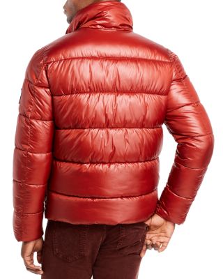 michael kors red puffer jacket