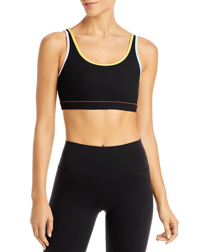 Solid & Striped High Tide Ribbed Sports Bra Bloomingdale's