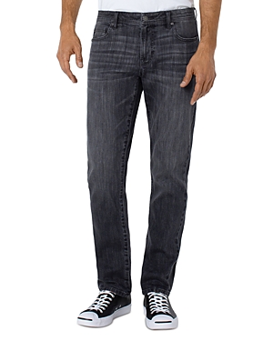 Liverpool Los Angeles Kingston Slim Straight Gray Jeans In Ash