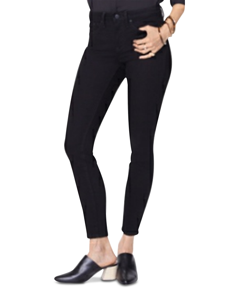 Nydj Petites Ami High Rise Skinny Jeans In Victorious In Black