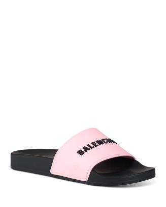 【BALENCIAGA】SLIDE SANDALS Balenciaga Pool Slide Sandals | Saks Fifth Avenue