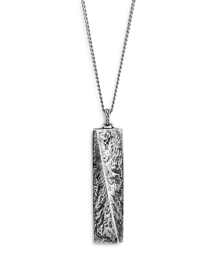 JOHN HARDY Sterling Silver Classic Chain Reticulated Pendant