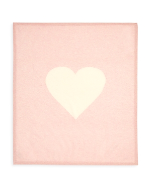Bloomie's Girls' Heart Graphic Cashmere Baby Blanket