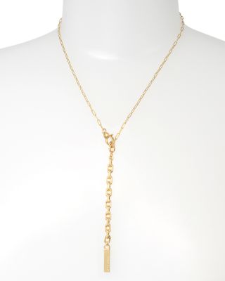 Oval Link Chain Convertible Necklace, 18"