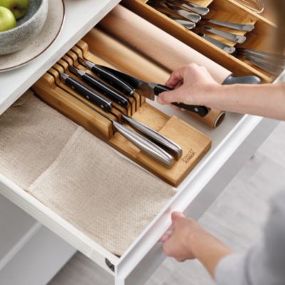 DrawerStore™ Bamboo 2-tier Knife Organizer