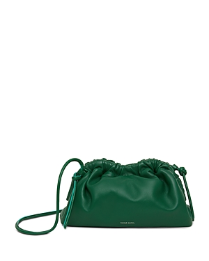 Mansur Gavriel Mini Cloud Leather Clutch In Leaf