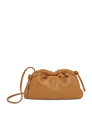 Mansur Gavriel Mini Cloud Clutch In Caramel