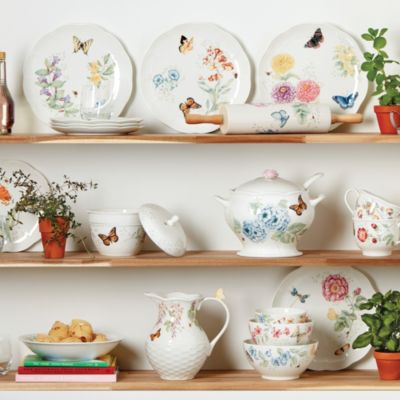 lenox butterfly meadow tea set