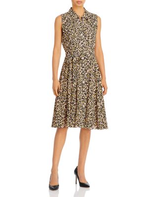 Nanette Lepore - Leopard Print Sleeveless Pintuck Dress (77% off) – Comparable value $128