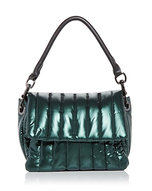 Think Royln Bar Quilted Shoulder Bag In Pearl Emerald
