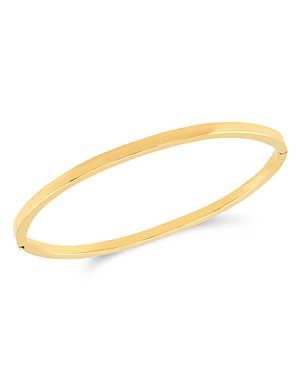14K Yellow Gold Polished Bangle Bracelet