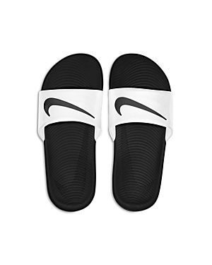 Nike Unisex Kawa Slide Sandals - Toddler, Little Kid, Big Kid In White/black