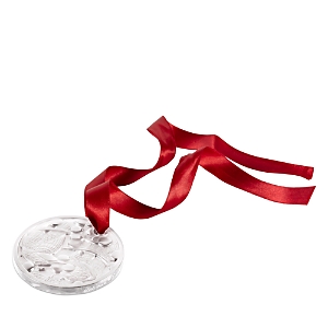 Lalique Merles Raisins Christmas Ornament, Clear